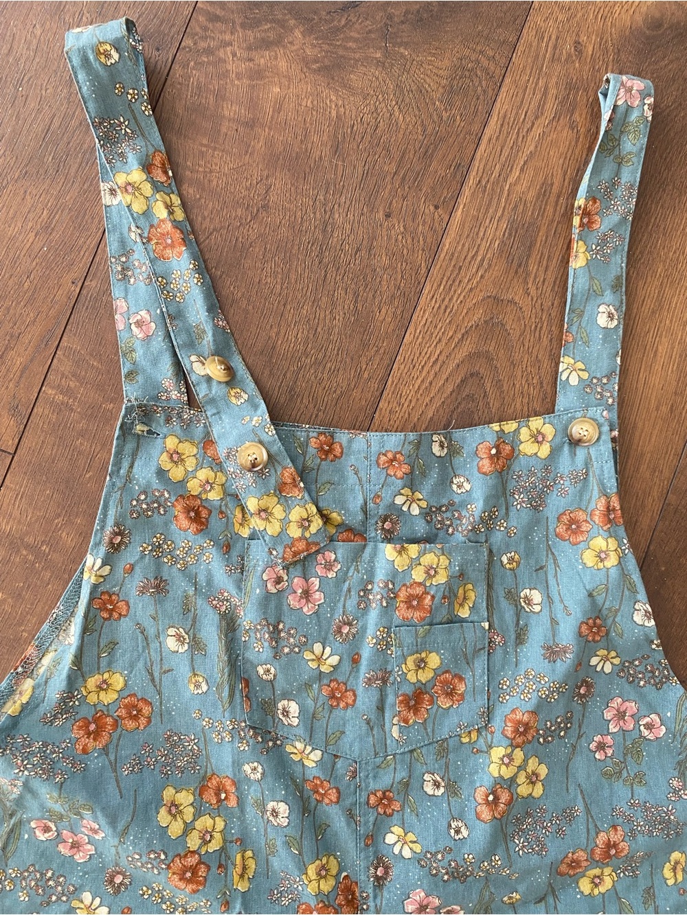 SM Wardrobe Floral Overall 100% cotton size XL - Picture 2 of 7